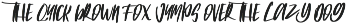 SINTEN FONT preview