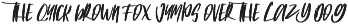 SINTEN FONT preview