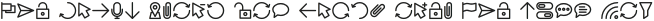 Interface Icon Font Symbol otf (400) Sample