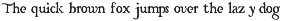 Historia font preview