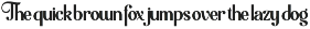 Marons font preview