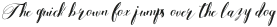Zilvia Script otf (400)