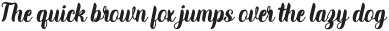 Wildaloney Italic otf (400) Sample