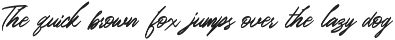 Italian Horskey Signature font preview