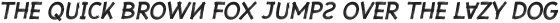 Vanquish Italic reguler otf (400)