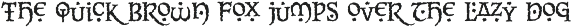 Near Myth - middle earth fantasy font preview