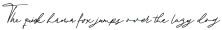 Kosakatta-Signature otf (400)