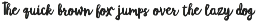 Glorious Sunday + Extras font preview