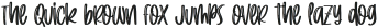 Something Font Regular otf (100) Sample