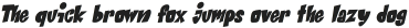 Beat Word Italic otf (400) Sample