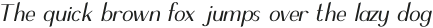 Zephyr Italic otf (400)