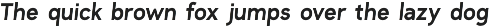 Clockwise sans serif font preview