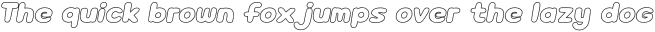 HollaBear Outline Italic otf (400)