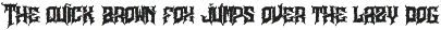 Aligator - Deathmetal Font preview