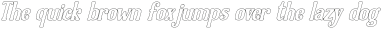 Dolphins Outline Bold Italic otf (700)