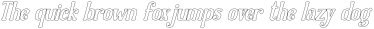 Dolphins Outline Semi Bold Italic otf (600)