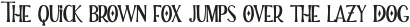 Fidencio Serif Font Regular otf (400)