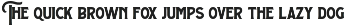 Wentworth Typeface preview
