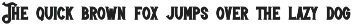 Outdoors Layered Font preview