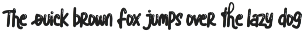 Blue snow | Funny Typeface preview