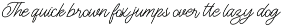 The Gallery - Monoline Script Font preview