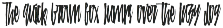 Minority + Extras font preview