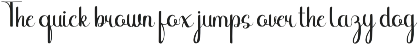 Binttang Selfianto - Script Font preview