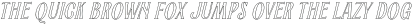 Alburgone Outline Slanted otf (400)