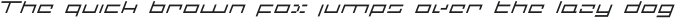 PROSTY Wide Italic otf (400) Sample