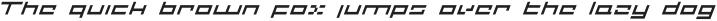 PROSTY Wide Bold Italic otf (700) Sample