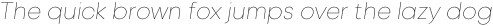 Izmir Narrow Hairline Italic otf (100)