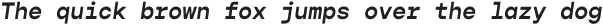 Gopher Mono SemiBold Italic otf (600)