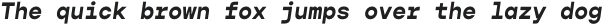 Gopher Mono Bold Italic otf (700)
