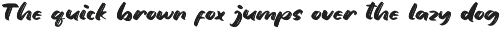 Happy Days Brush Display Font preview
