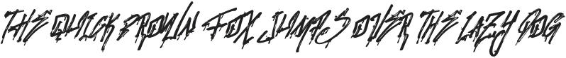 Stronger Megatron Italic otf (400)