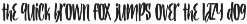 Myself Caps Font preview