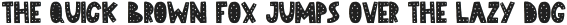 Forest Vibes Polka Dot Font otf (400)