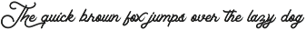 Thequilla - Monoline Script Font preview