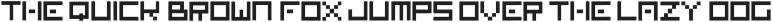 Retro Vintage Futuristic Display LCD font preview
