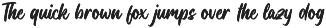 Script Font font preview