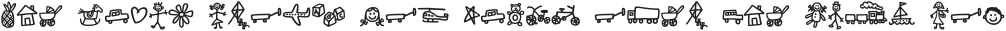 Kidwriting Dingbats Pro Bold otf (700)