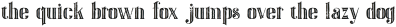 Gatsby Inline Grunge otf (400) Sample