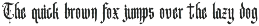 Gematype Blackletter + Ornament font preview