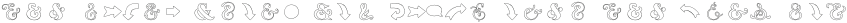 HandyAmpersands Outline otf (400)