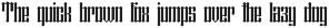 Citadel font preview