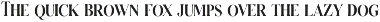 Serizawa - Classic Serif Font preview