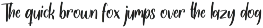 Handwritten Font preview