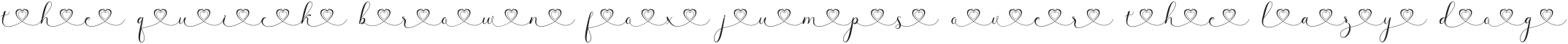 Middle love style 1 Regular otf (400)
