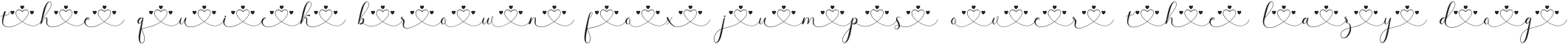 Middle love style 7 Regular otf (400)