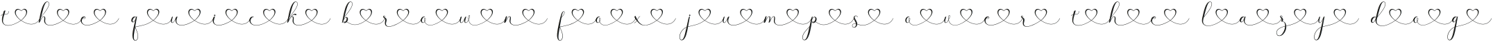 Middle love style 3 Regular otf (400)
